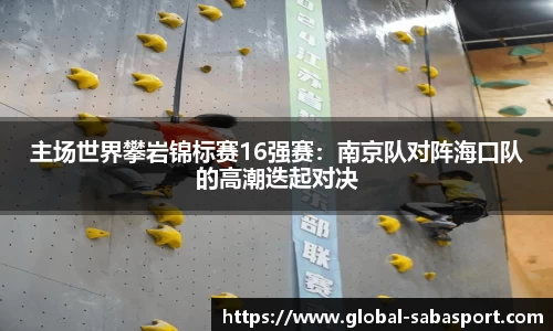 主场世界攀岩锦标赛16强赛：南京队对阵海口队的高潮迭起对决